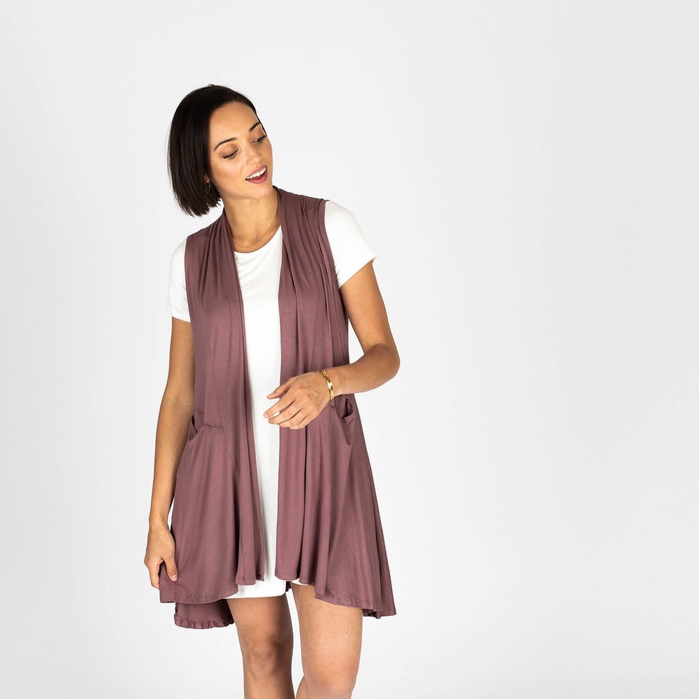 Cascade vest - mauve